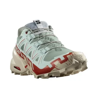 SALOMON SPEEDCROSS 6 « Vert Rouge »