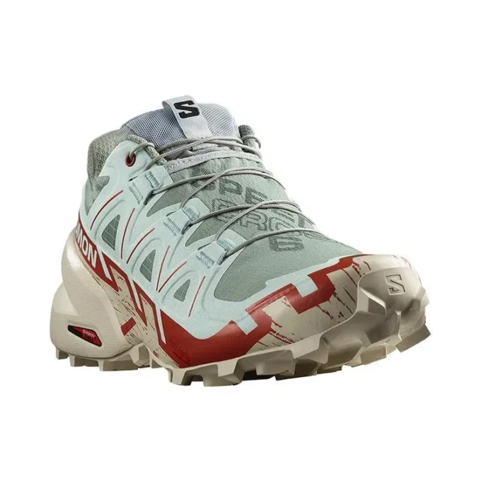 SALOMON SPEEDCROSS 6 « Vert Rouge »