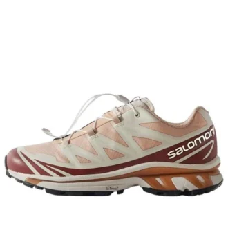 Salomon x Kith XT-6 Gore-Tex Crème Rose Rouge