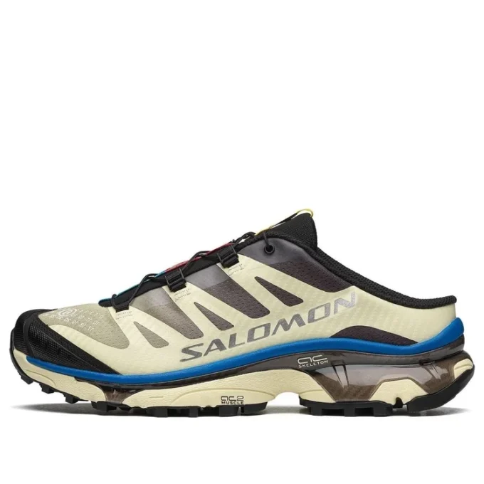 SALOMON x MM6 Maison Margiela XT-4 Mule « Transparent Yellow Lapis Blu »