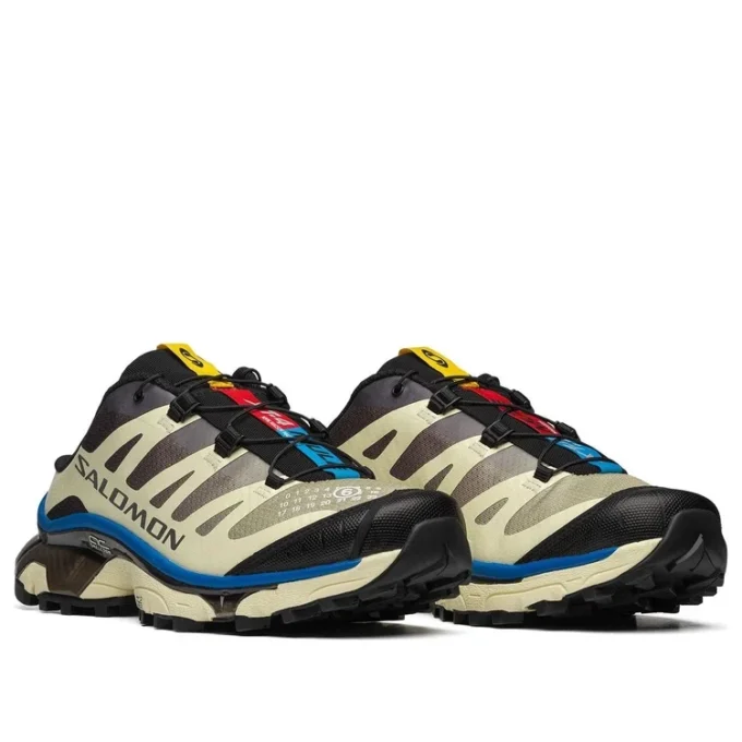 SALOMON x MM6 Maison Margiela XT-4 Mule « Transparent Yellow Lapis Blu »