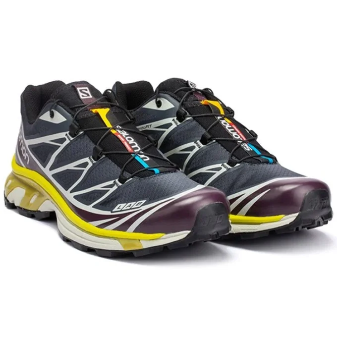 Salomon XT-6 Trail « Noir Violet Jaune » Salomon XT-6 Trail « Noir Violet Jaune »